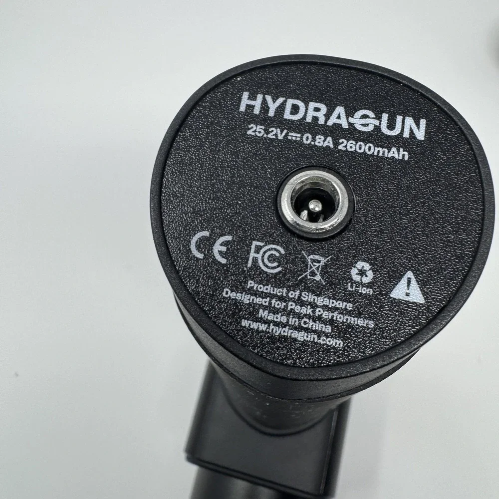 Hydragun Massage Gun Percussion Massager Kit 7 Heads Case 2600mAh Quiet Recovery - Picture 12 of 16